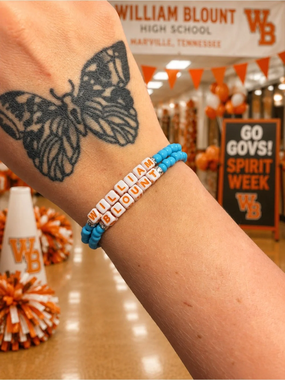 William Blount Spirit Week Bracelet Set 8”